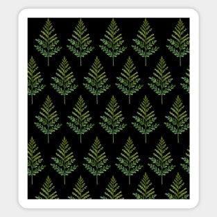 Fern Leaf Repeating Pattern Sticker